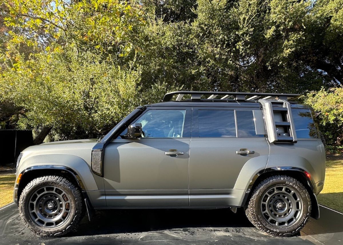 The Land Rover Defender Octa Side View