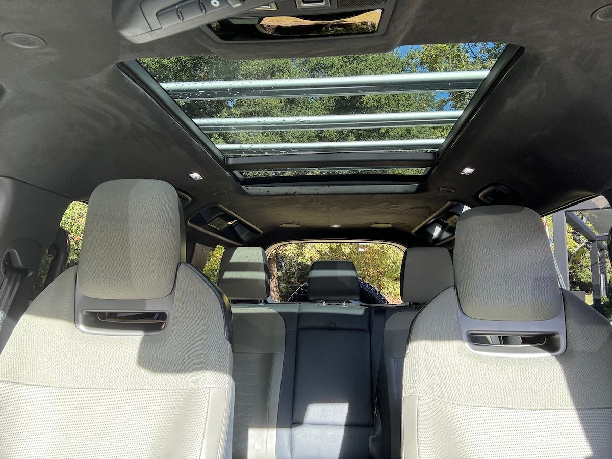 The Interior Of The Land Rover Defender Octa