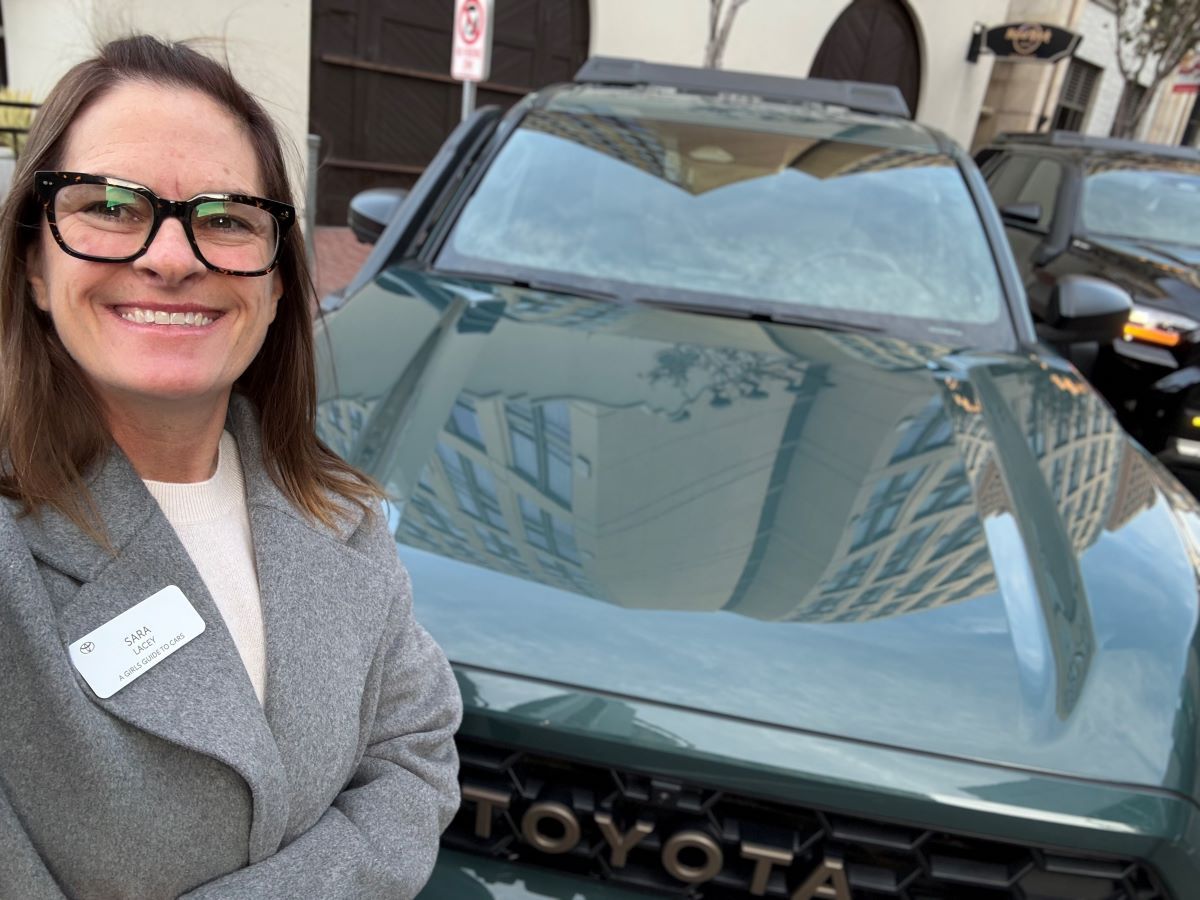 The 2025 Toyota 4Runner Trailhunter Behind Writer Sara Lacey