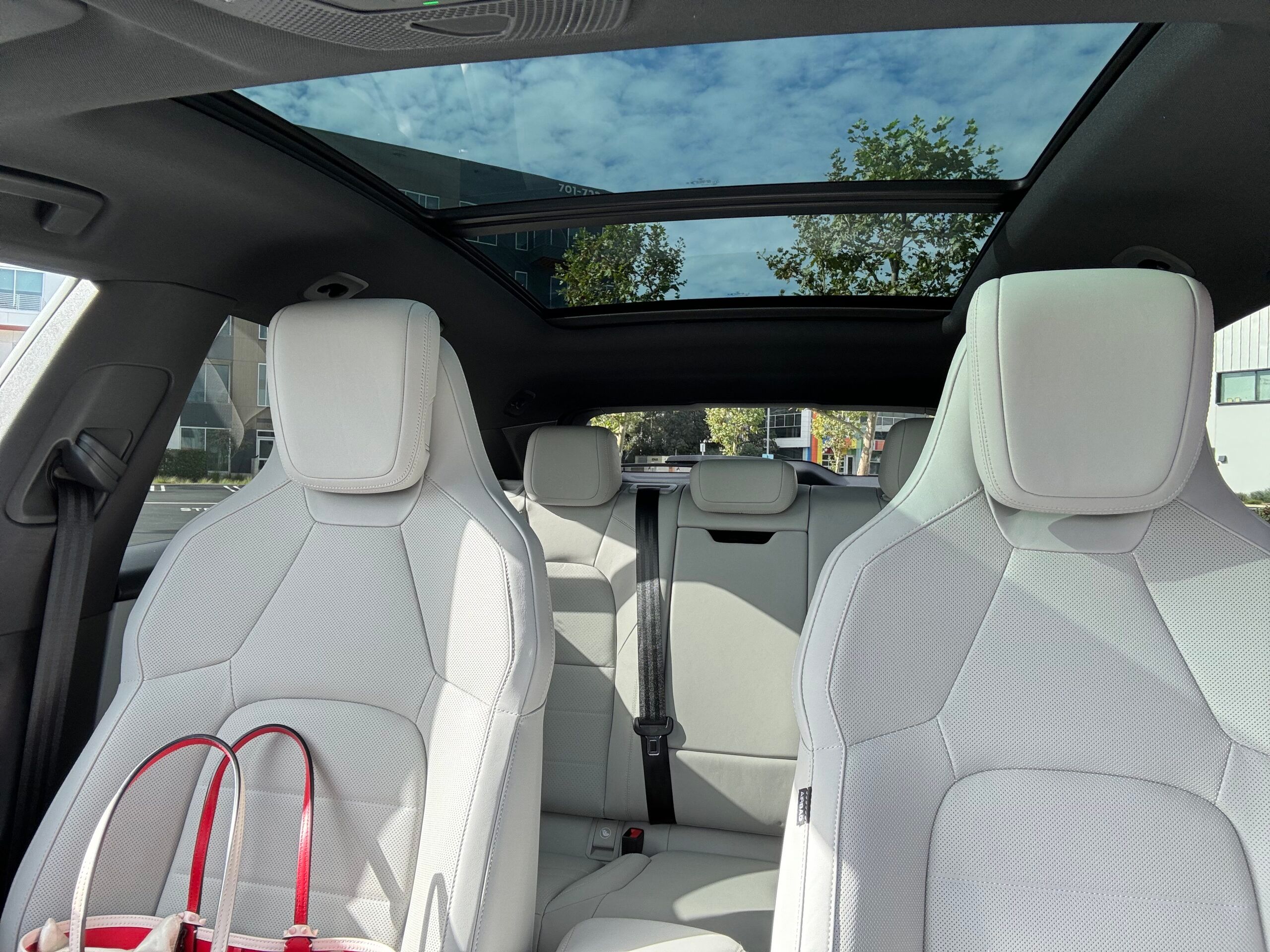 The Interior Of The Porsche Macan Electric