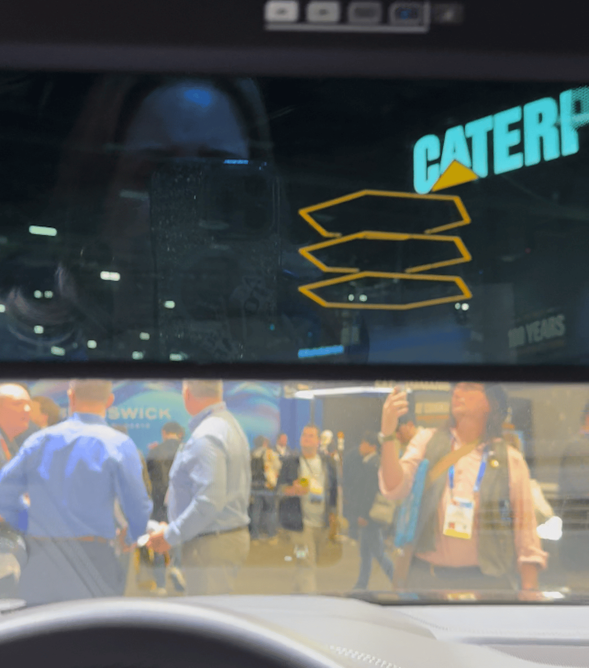 This Gentex Transparent Visor Can Dim Partially Or Fully