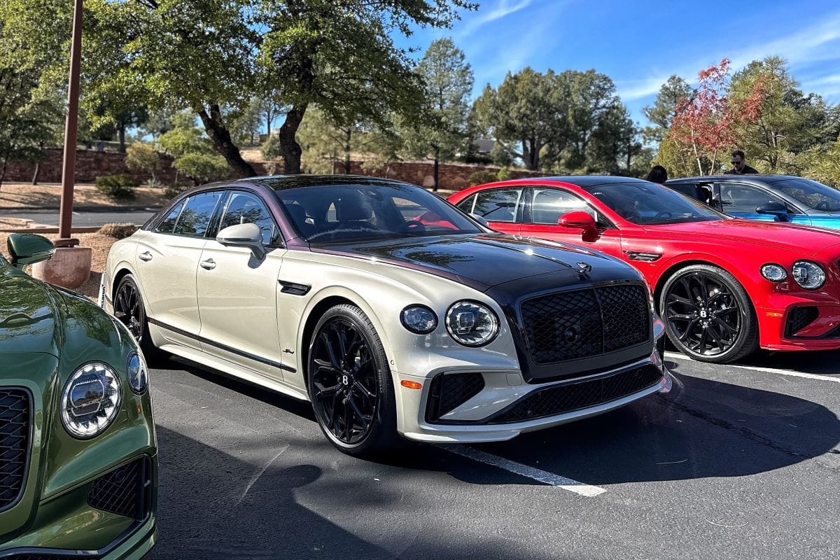 The 2025 Bentley Flying Spur Speed Parked Next To Other Bentleys