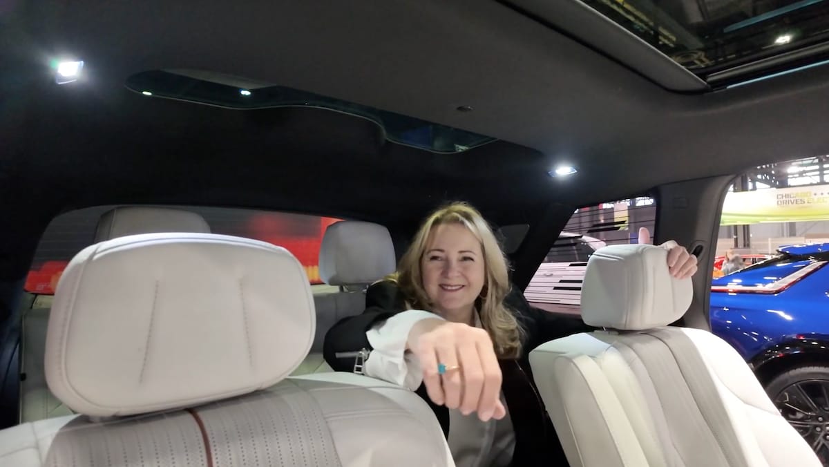 Sitting In The 3Rd Row In The Cadillac Vistiq