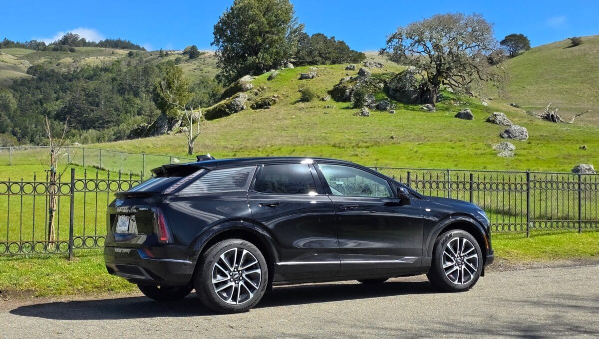 The Rear End Of The All-New 2025 Cadillac Optiq Ev