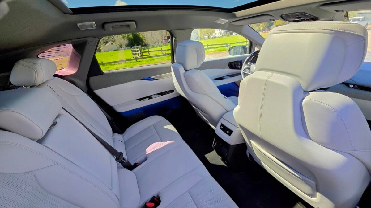 The Rear Seats In The 2025 Cadillac Optiq Ev
