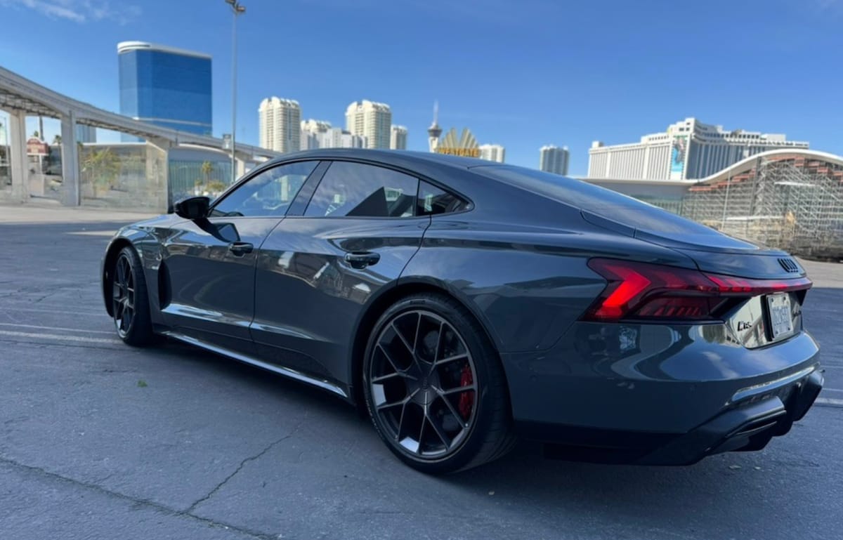 The Audi Rs E-Tron Gt Performance From The Rear