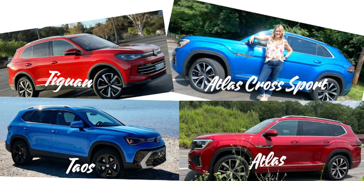 Which Volkswagen SUV is Right for You? Here's How the VW Atlas, Atlas Cross Sport, Tiguan and Taos Line Up 13 VW SUVs