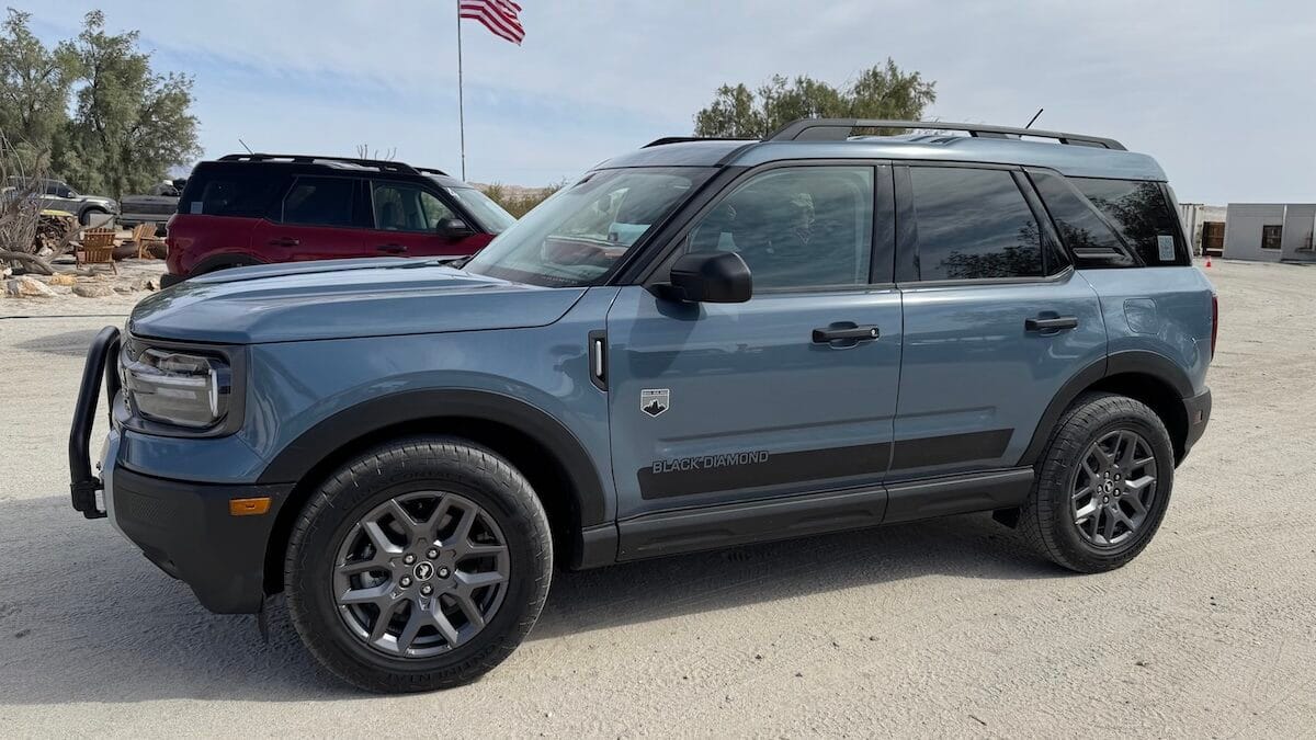 The Center Console Of The Ford Bronco Sport 2.0L