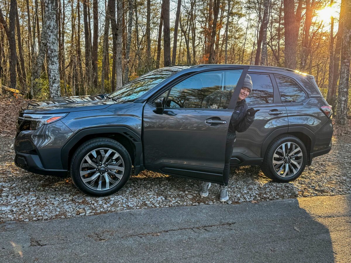 Terri Marshall and her 2026 Subaru Forester Touring