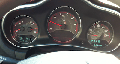 Avenger Instrument Panel