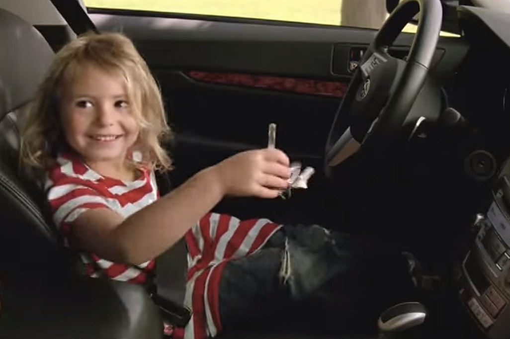 A Girls Guide to Cars | Buying A New Car For Your Teen: What You Need To Know - Subaru girl driving ad shot