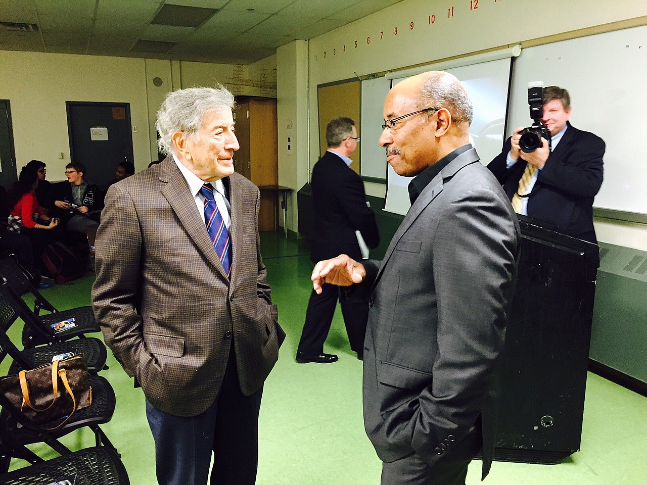 Tony Bennett and Ed Welburn