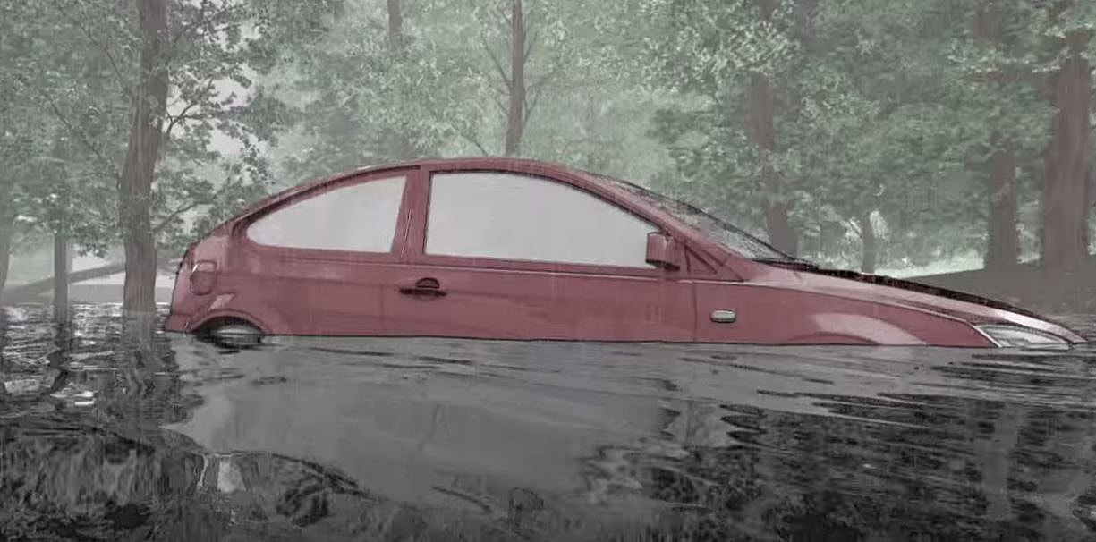 A Girls Guide to Cars | Stay Safe in a Flood: Don't Drive Through That Water - Flood Safety Screen Shot