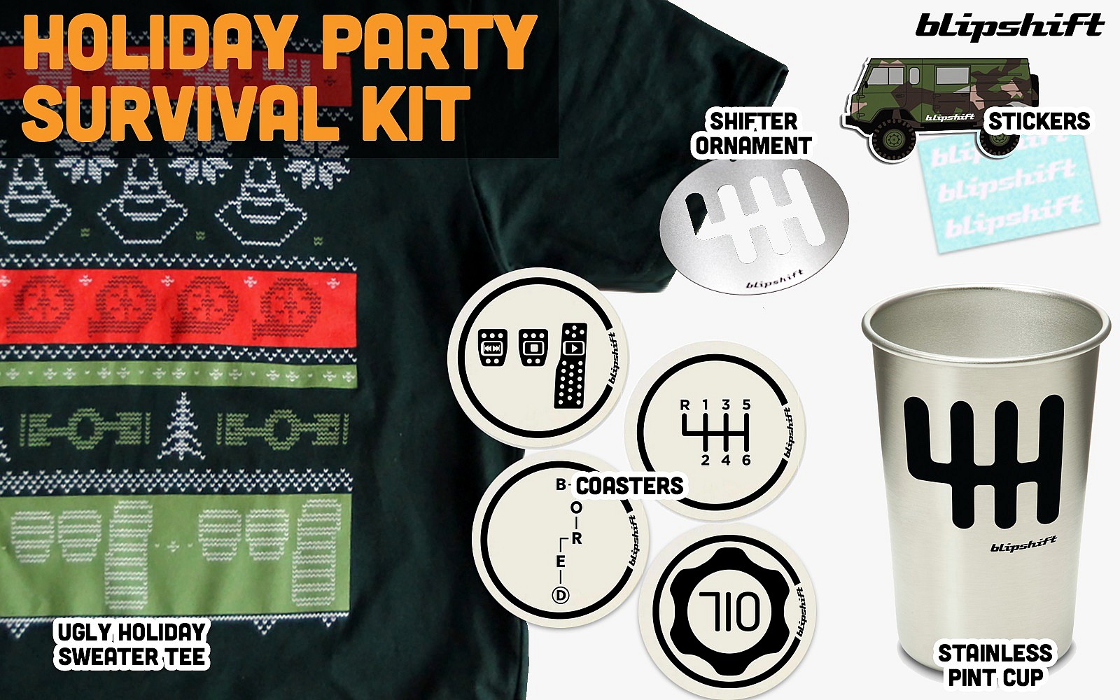 A Girls Guide to Cars | Black Friday Sale at Blipshift Means Cool Car Gear on the Cheap - holiday gift pack