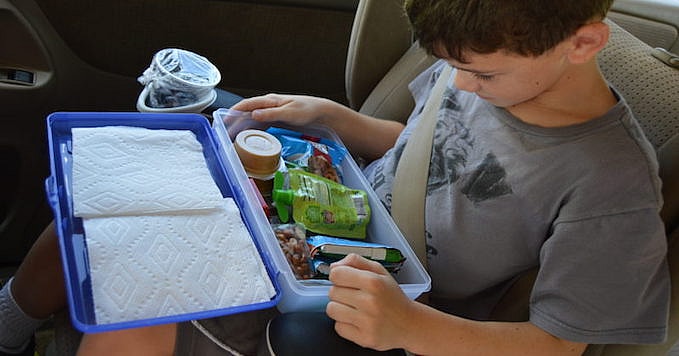 Packing healthy snacks for toddlers keeps them happy when the hunger monster strikes