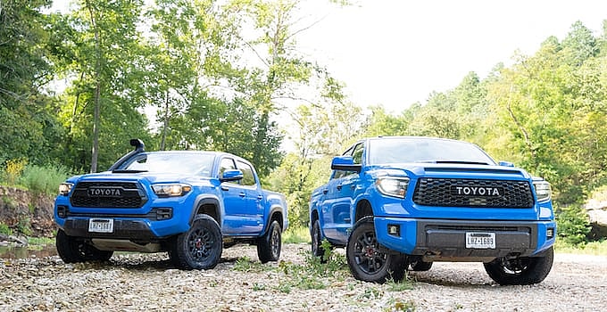 Comparing the 2019 Toyota Tundra vs Toyota Tacoma pickup truck