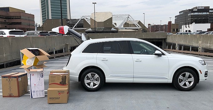 child car seat Audi q7