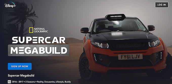 Disney+ Supercar Megabuild