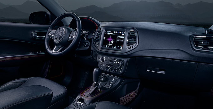 A Girls Guide to Cars | New Automotive Safety Systems Will Soon Be Able to Communicate with Traffic Lights, Bridges and Toll Roads, Thanks to Harman - Jeep Compass Dash