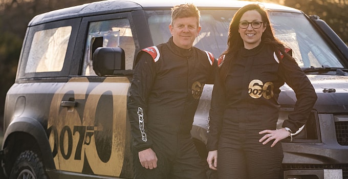 A Girls Guide to Cars | James Bond is Turning 60 — and Land Rover is Celebrating by Competing in an Off Road Rally in a 007 Land Rover Defender - Featured Image 680x3501 1