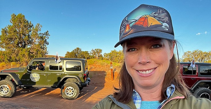 Tami and Cosmo Tires. Photo- Tami Mittan