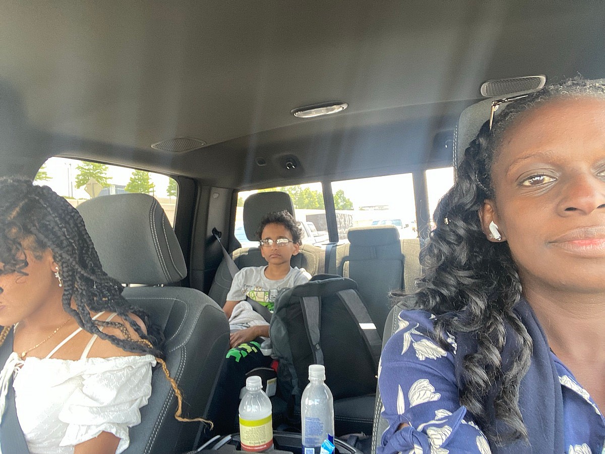 Everyone needs room to stretch out on a road trip