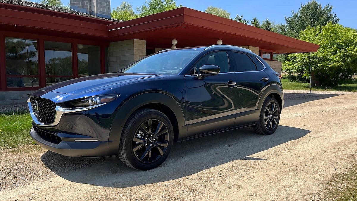 Mazda CX-30 Review: This Is a Total People Pleaser 11 Mazda CX-30 blue is so pretty! Photo: Sara Lacey