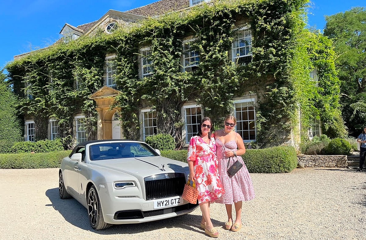 If you have an opportunity to take a photo with the Rolls-Royce Dawn, you should definitely go for it. Photo: Sue Mead