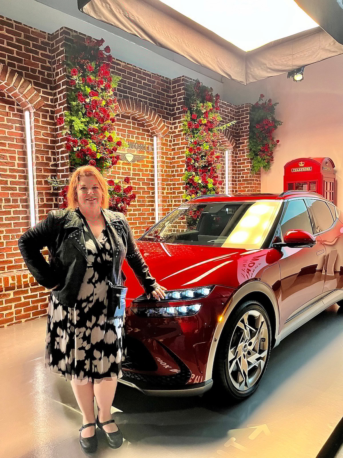 Genesis Is In Vogue at New York Fashion Week 5 Tanya Gazdik with the Genesis GV60 at Vogue World