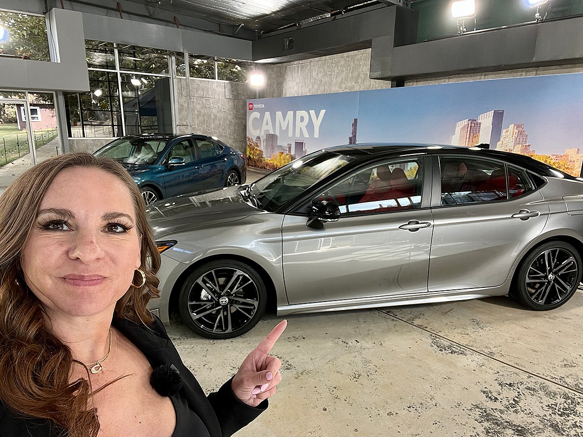 Here comes the 2025 Toyota Camry. Photo Connie Peters