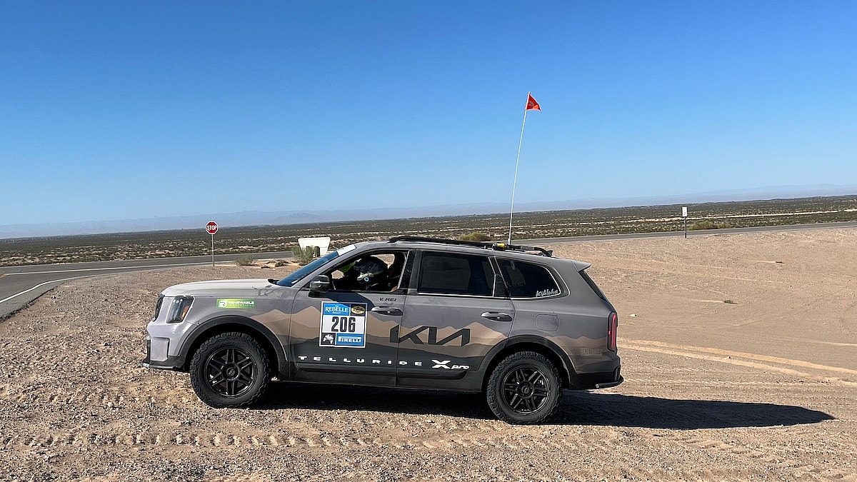 Team KiAloha is the 2023 Kia Telluride. Photo: Sara Lacey