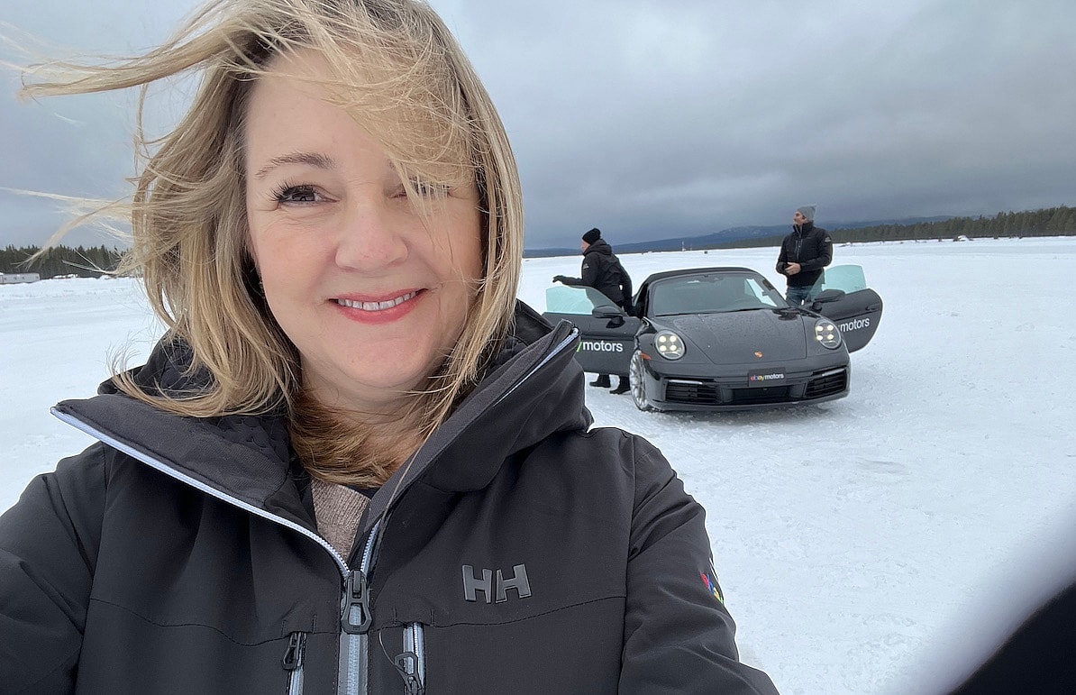 On the winter driving track featured image911