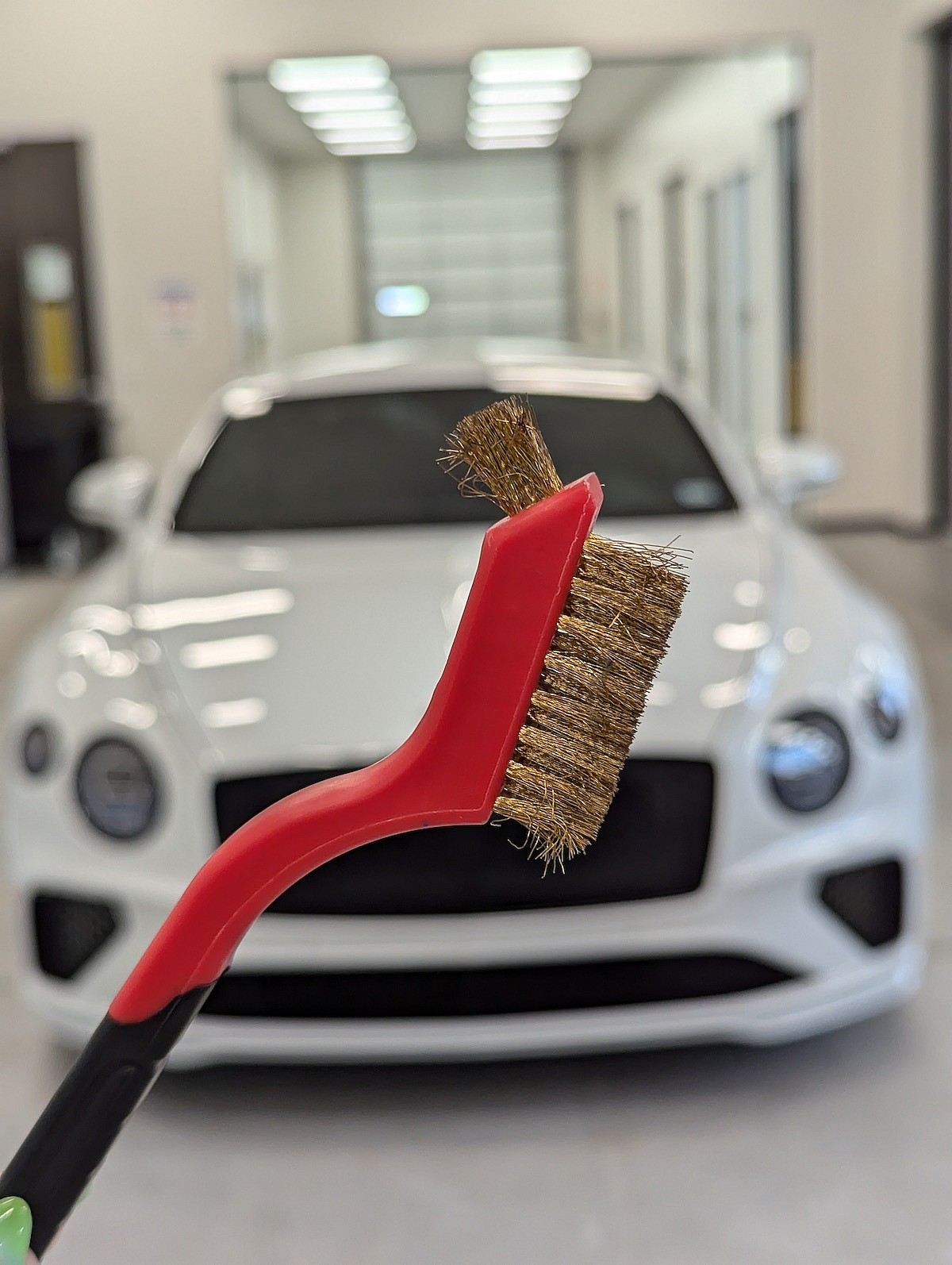 Would you scratch a Bentley Continental with a wire brush? I did!