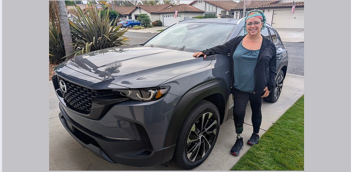 Liv Leigh with the 2025 Mazda CX-50 Hybrid