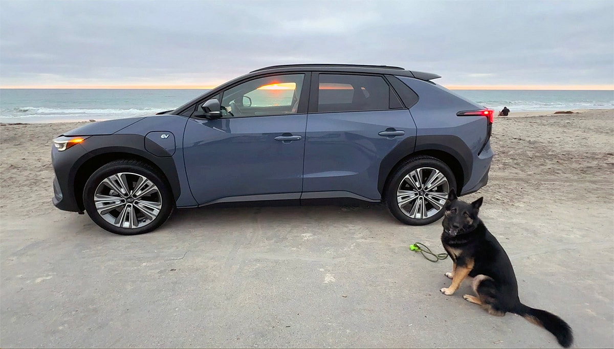 The 2024 Subaru Solterra and my dog