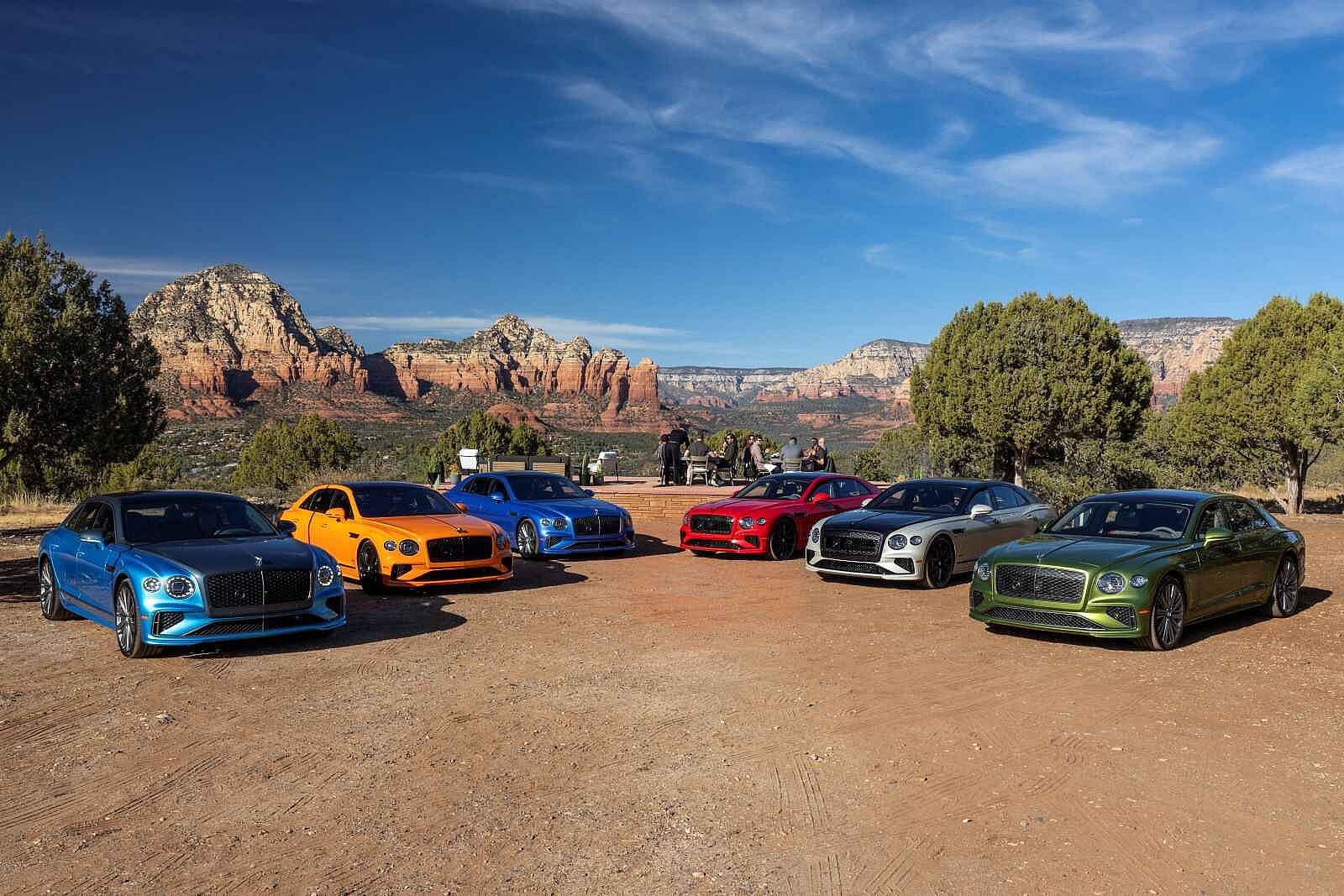 The 2025 Bentley Flying Spur Speed event in Arizona