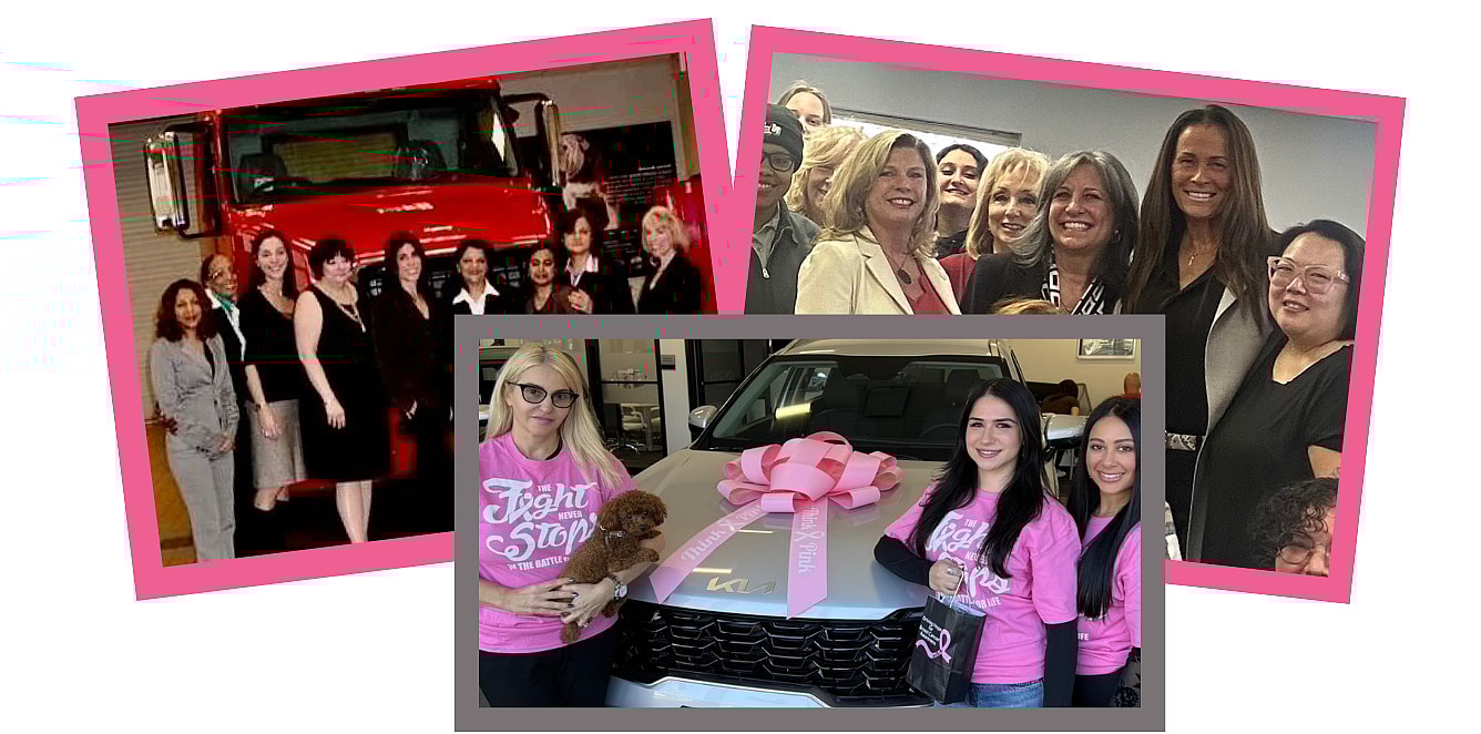 How Are Women Changing Car Dealers? We Asked Three Women Who Are Winning the Car Biz 12 Sandra Gabrielli, Marina Letsios and Suzanne Cochrane with their teams for International Women's Day