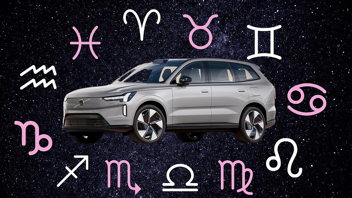 Drive Your Destiny: The Best Cars for Each Astrology Sign 15 Best cars according to your astrology sign, depicted by a Volvo surrounded by the astrology signs