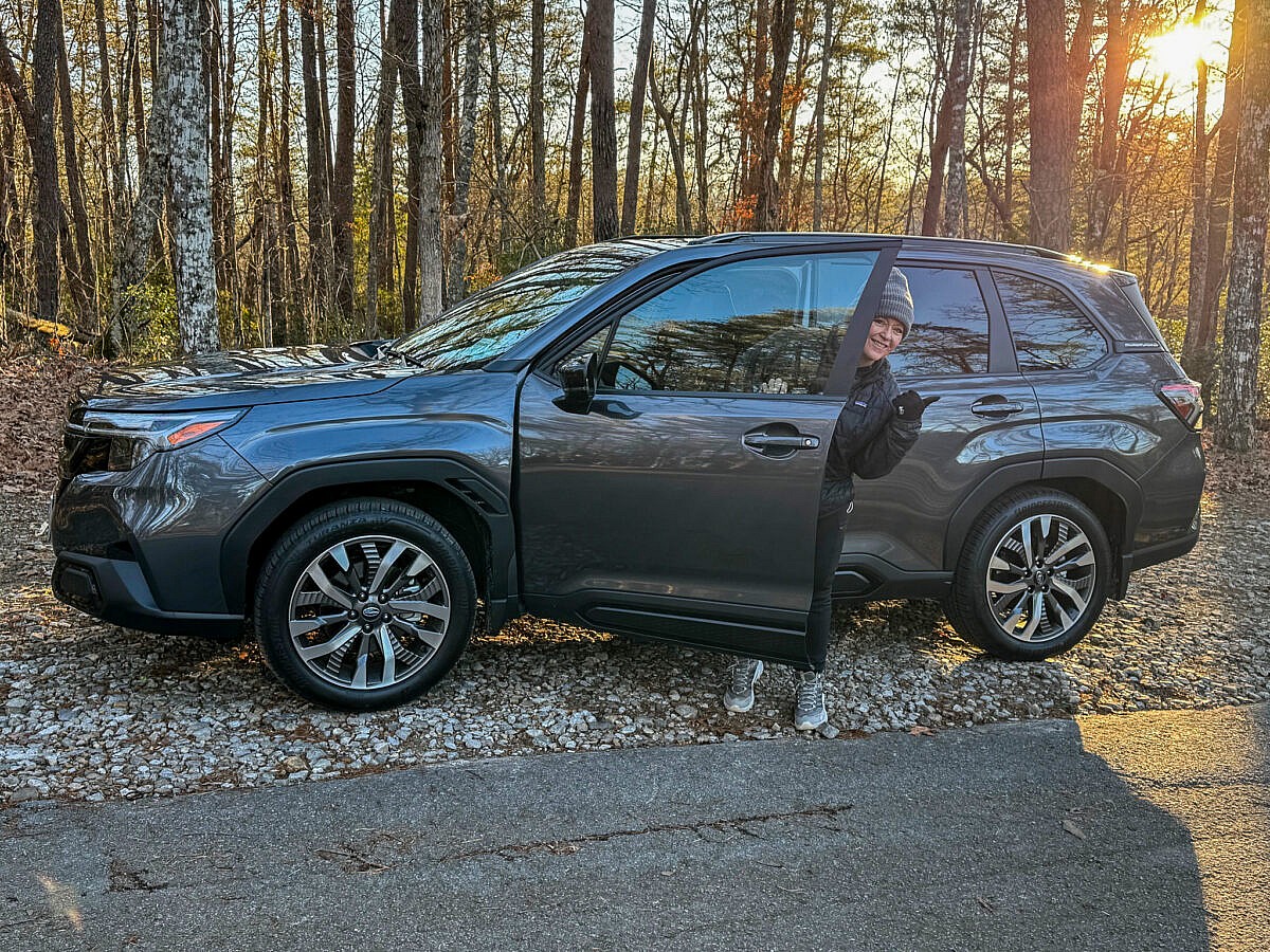 Terri Marshall and her 2026 Subaru Forester Touring