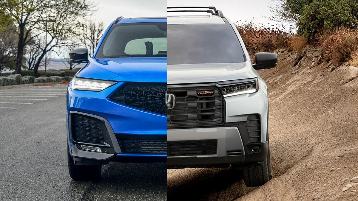 The Honda Pilot and the Acura MDX Type S