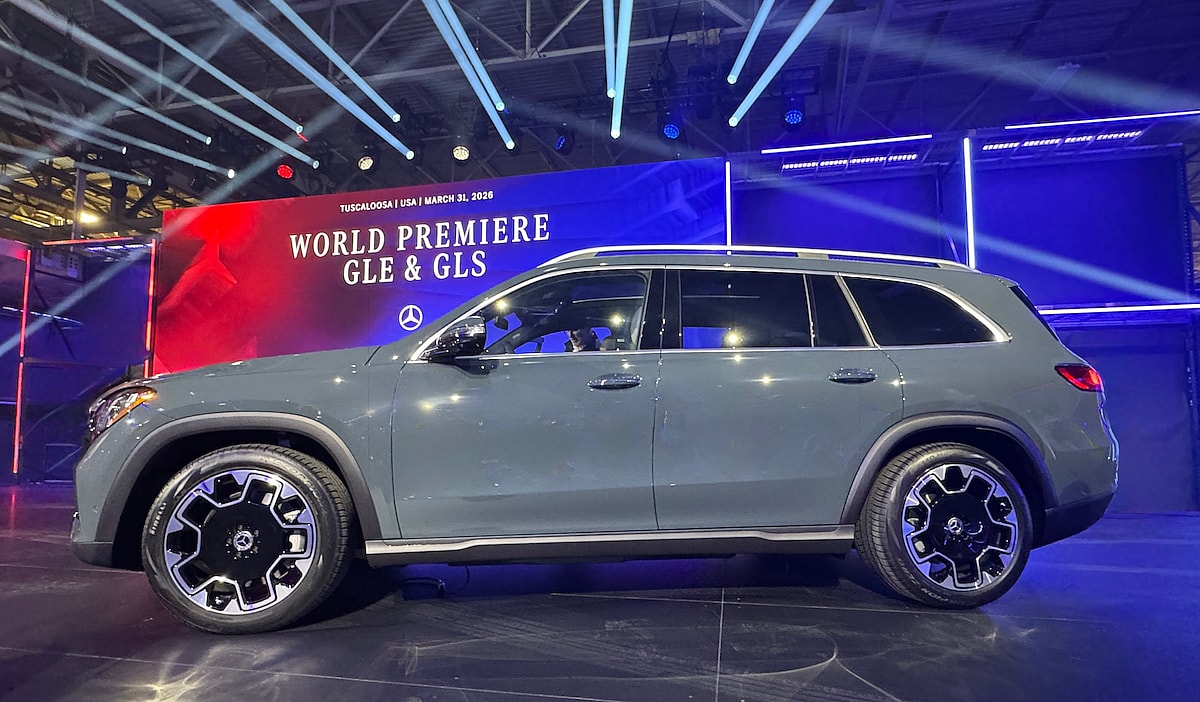 The new 2027 Mercedes-Benz GLS SUV just after it was revealed