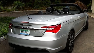 2013 Chrysler 200S Convertible 6 A Girls Guide to Cars | 2013 Chrysler 200S Convertible - Chrylser 200 rear