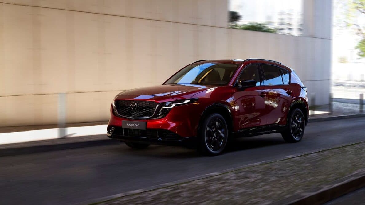 A Rolling Shot Of The 2026 Mazda Cx-5
