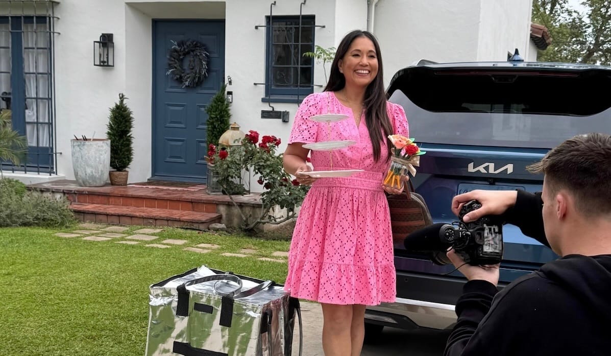 Veena Crownholm with the Kia Sorento HEV X-line SX Prestige