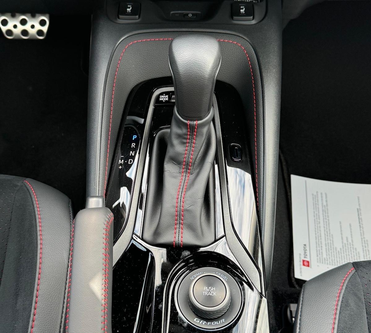 The Gear Shifter In The Toyota Gr Corolla Dat