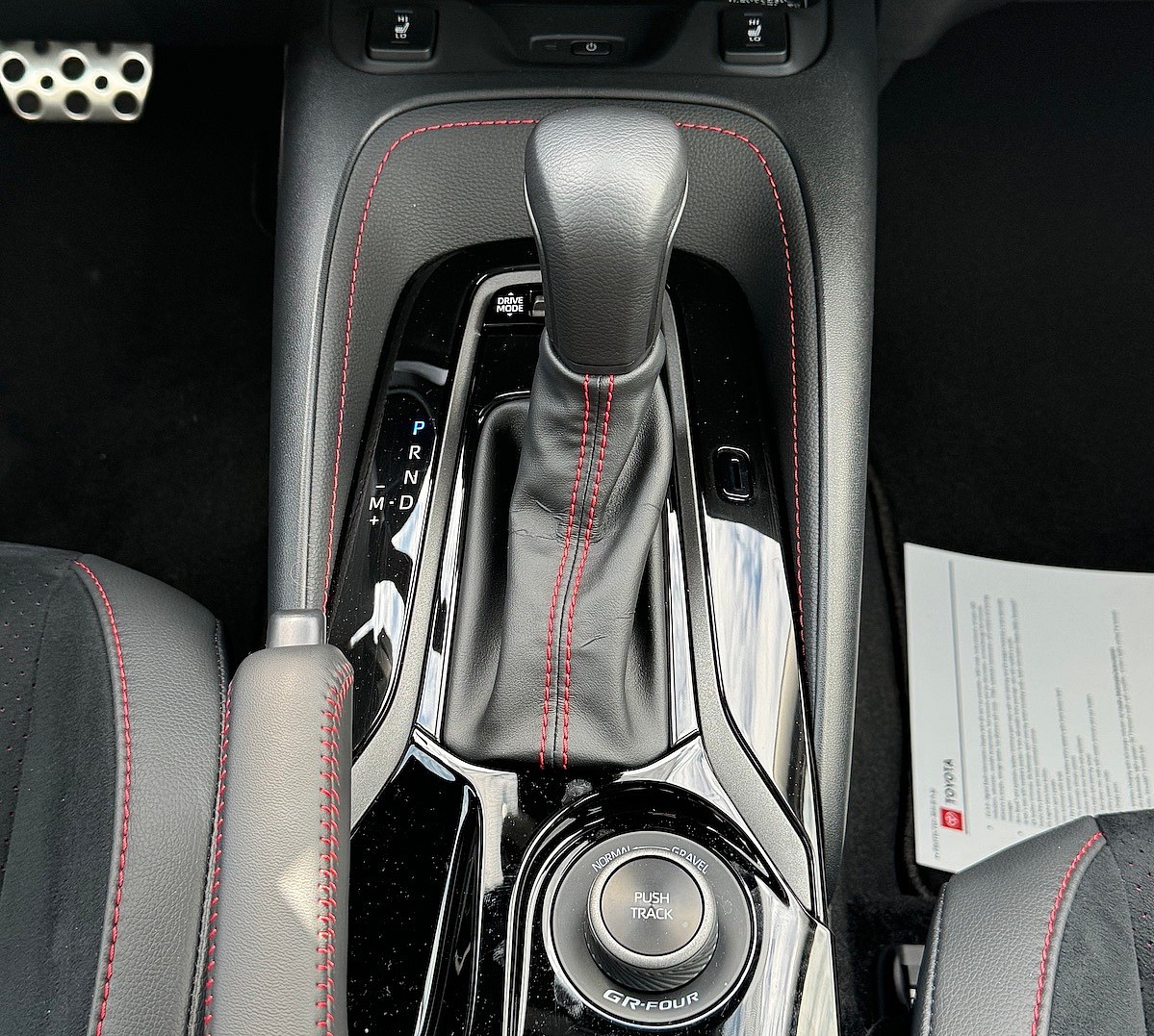 The Gear Shifter In The Toyota Gr Corolla Dat