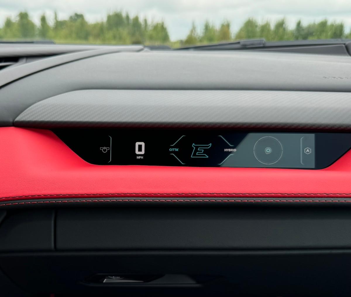 The Co-Pilot Screen In The Lamborghini Revuelto