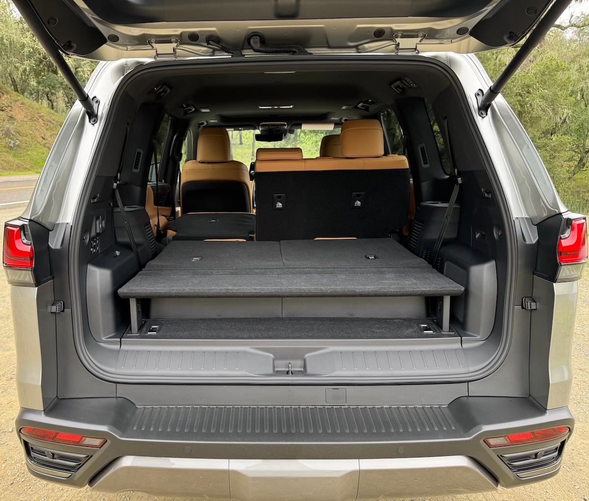The 2025 Lexus LX 700h Has More Luxury and Hybrid Power, But is it Right For Your Family? 7 The Elevated Cargo Floor And Shelf In The 2025 Lexus Lx 700H