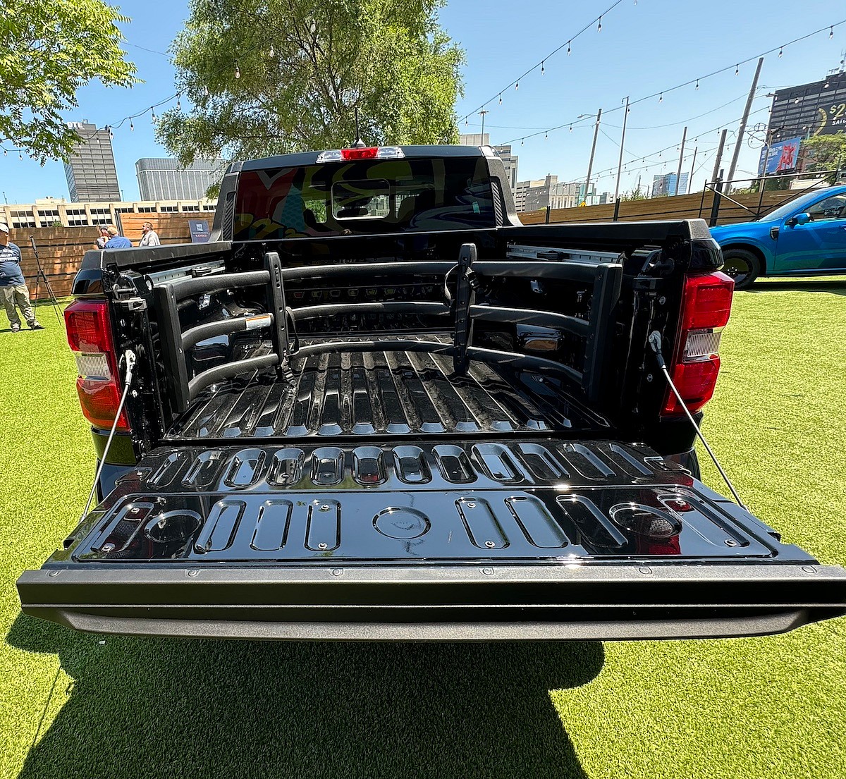 The Truck Bed Accommodates Custom Accessories In The Ford Maverick Lobo