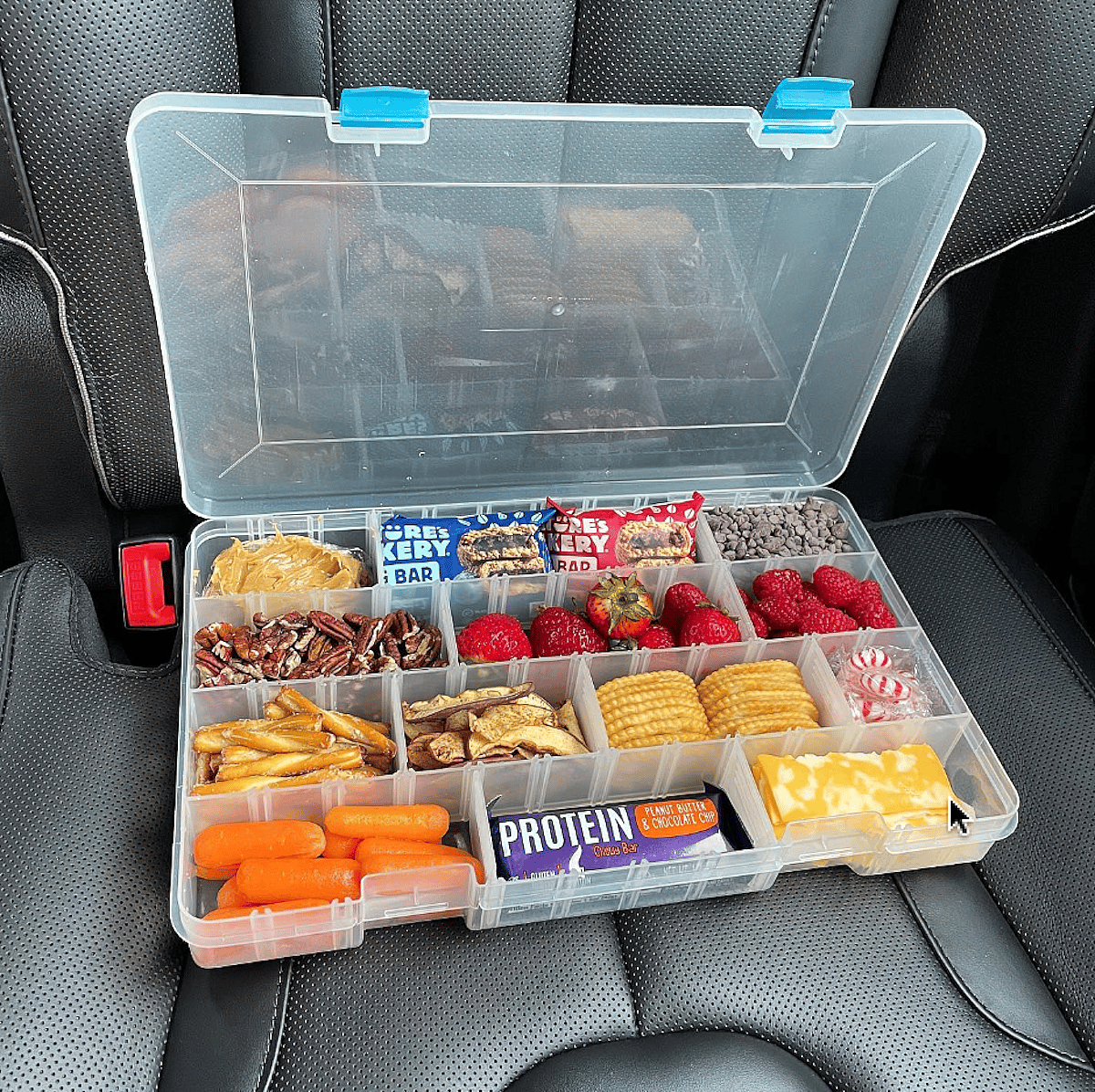 Snack Box Car Organization